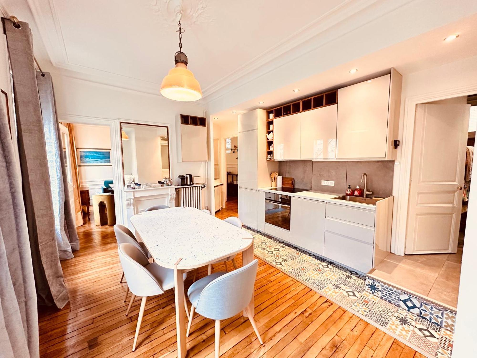 Charming 4-Room Flat Near Eiffel Tower-8People-2 Bedrooms Paříž Exteriér fotografie